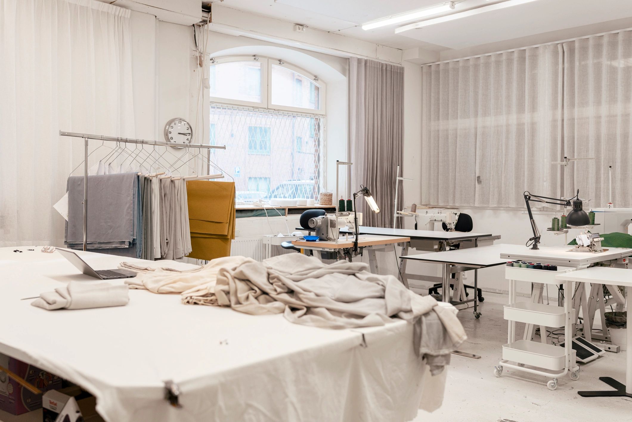 Creative studio workspace for branding design